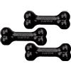 Kong Estrema Goodie Bone Dog Toy, Medium, Nero, Confezione da 3