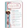 Afie Biglietto Benvenuto a Bambina Congratulazioni Nascita o Adozione Bambino Con Busta Rosa 12x17,5cm Collage in Rilievo Testo Il bambino più bello del mondo è arrivato 1 2 3 4 5 6 7 8 9 10 anni 66-1011-1