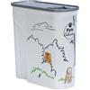 Curver Contenitore per crocchette gatto Curver - Design Giardino: fino a 2,5 kg crocchette (6 L)