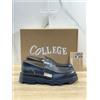 College Concepts College Scarpa Uomo Mocassino Pelle Nero Extra Light Luxury Men Shoes 42