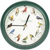 Mark Feldstein & Associates Audubon - Orologio da parete/scrivania con uccellino che canta, 20,3 cm