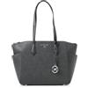 Michael Kors MD TZ Tote, Borsa Donna, Black, Unica