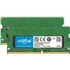 Crucial DDR4 - kit - 32 GB: 2 x 16 GB - SO DIMM 260-PIN