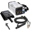 IPOTOOLS MMA-200R - Saldatrice a elettrodi IGBT MMA/E-Hand con display LCD da 200 Amper/230 V, anti-stick/hot star/Arc-Force/scudo di protezione