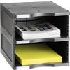 M-Office Atenea Módulo Sostenible Jumbo Producto 100% Reciclado Y Reciclable Dos Compartimentos DIN A4 Compuesto por 1 Base Y 2 Alturas