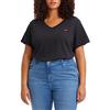 Levi's Plus Size V-neck Tee, T-shirt Donna, Caviar, 3XL