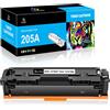 LeciRoba Cartucce Toner 205A per HP Color LaserJet Pro MFP M180 M180n M180nw M180fw M181 M181n M181fw, M154A M154NW - CF530A CF531A CF532A CF533A (1-) La Confezione