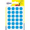 Avery Italia PSA15B Etichette Adesive Rotonde, A6, Celeste