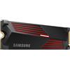 ‎Samsung Samsung 990 PRO Heatsink NVMe M.2 SSD with heat sink, 4 TB, PCIe 4.0, 7,450 MB/s