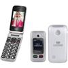 Trevi Telefono Cellulare Trevi Flex Plus 55 Tasti Grandi/Funzione SOS Colore Silver