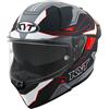 Kyt Casco Moto Integrale Kyt R2R LED Nero Opaco Grigio