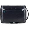 Piquadro Move 2 Beauty Case da Viaggio, Pelle, Blu, 30 cm