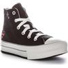 Converse Chuck Taylor All Star EVA Lift Platform Y2K Sneaker Nero da Bambina A09122C