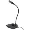 Diyeeni Microfono da Tavolo a Condensatore USB con Fantastica Illuminazione RGB, Design a Collo di Cigno, Acquisizionea 360 Gradi per Giochi in Conferenza