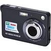 INTCHE Videocamera Digitale con Display HD Videocamera Anti-Vibrazione Videocamera da 2,7 Pollici Mini Videocamera