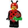 Serie 2 Lego® 71029 - Minifigure serie 21, statuetta n. 4, donna con coccinella, costume Ladybug