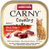 animonda Carny Adult Country, cibo umido per gatti, Manzo, Anatra + Renna 32 x 100 g