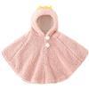 Lifup Giacche Bambino Invernali, Giacca Incappucciato, Ragazza Faux Pelliccia Inverno Mantello Mantello Cappotto Outwear Rosa Taglia unica