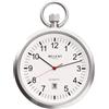 REGENT Orologio da tasca da uomo in acciaio inox, diametro 43 mm, con meccanismo al quarzo Miyota, vetro minerale piatto, in diverse varianti