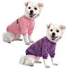 HuaLiSiJi Maglione Cane Maglioncino Chihuahua Maglioncino Bulldog Francese Vestiti Bassotto,Con Una Texture Morbida, Elastico Facile da Indossare e Colori Vivaci (Rosa+Viola,L)