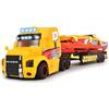 Dickie Toys Dickie City Sea Race Mack Truck 40 cm, Parti apribili, Luci & Suoni, Incluso motoscafo con Motore a Molla, + 3 Anni, 203747009