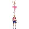 Barbie - Kit Regalo - Ballerina Magico Tutu (HLC25) + Barbie Calciatrice (HCN17). Bambola con luci, coroncina e tutu rosa. Bambola con divisa da calcio, scarpe coi tacchetti e pallone. 3+ anni