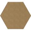 Gomille - Esagono in legno - 20 x 18 cm - Forma in legno da decorare - Certificato PEFC 100% - 4216