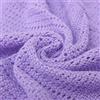 Family Bedding Coperta in cotone cellulare, per letto singolo, reversibile, leggera, termica, morbida, design tradizionale, 180 x 230 cm, colore: viola