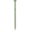 TIMCO Viti per terrazze classiche, 4,5 x 80, per esterni, colore verde, confezione da 200