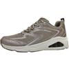 Skechers Tres-Air Uno Glit-Airy, Scarpe da Ginnastica Donna, Taupe Glitter Hot Melt/Mesh, 37 EU