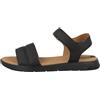 Geox D Dandra C, Sandali scorrevoli Donna, Nero, 39 EU