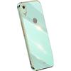 RankOne La Custodia del Telefono è Adatta per HUAWEI Y6 2019 / Y6 Pro 2019 / HONOR 8A / Y6S 2019 (6.09 Inches), Case per Cellulare in Silicone con Telaio Galvanico - Verde