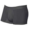 GERMINI PEROFIL 2 Paia Boxer 4SEASONS Short Push-up Basic Parigamba Aperto con Elastico (Grigio, 3)