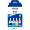 EPSON Multipack Epson nero / ciano / magenta / giallo C13T664640 664 27000 pagine 70ml