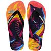 Havaianas Top Marvel Infradito Unisex - Adulto, Colore: Nero/Rosa Elettrico, Taglia: 41/42 EU