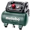Metabo Compressore Basic 160 - 6 W of (Caldaia 6 l), Pressione 8 Bar, Max. velocità di Rotazione 3500/min