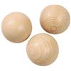 CREATIV DISCOUNT 40 mm, sfera in legno naturale, senza foratura, diametro 40 mm, 5 pezzi, superficie non trattata