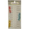 My Mind's Eye Notable Collectable Decorative Pins 12/Pkg-Silly