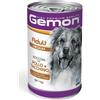 Monge Gemon Dog Bocconi Adult Medium 1,25 kg - Pollo e Tacchino Cibo Umido per Cani