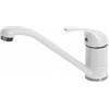 Elleci MGKMIN68 Miscelatore monocomando Cucina con canna girevole Minerva finitura Granitek Matt Bianco 68
