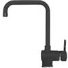 Elleci PRONTA CONSEGNA - SPEDIZIONE IMMEDIATA Elleci MGKSEN54 Miscelatore monocomando Cucina con canna girevole Senna finitura Granitek Classic Nero Pietra 54