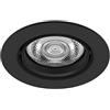 Philips Lighting Faretto da Incasso LED Impala, Equivalente a 6W, 27K, Dimmerabile, Nero