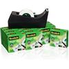 Scotch Dispenser Ricaricabile e 12 Rotoli di Nastro Adesivo 3M Magic Tape, Nero