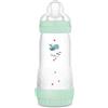 MAM Biberon Easy Start Anticolica, con Tettarella in Silicone SkinSoftTM, 4+ Mesi, 320 ml, Azzurro