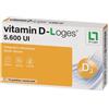 BIOFARMEX Srl Vitamin D-Loges 5.600 UI Integratore Vitamina D 15 Gelatine Masticabili
