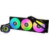 Lian li Dissipatore cpu Lian Li Galahad II Trinity AIO 360mm ARGB a liquido Nero