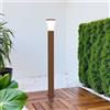 Paletto da Giardino 100cm Acciaio Inox CORTEN IK06 IP54 E27 Serie DELTA