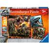 Ravensburger Jurassic Park/World Puzzle per Bambini, Multicolore, 3 x 49 Pezzi, 8054