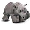 ANIMIGOS WORLD OF NATURE Animigos Tobar Peluche Rinoceronte, Design Realistico, Morbido, ca. 33 cm, Colore: Grigio