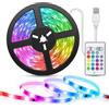 TASMOR 5M Striscia LED Musicale, LED Striscia Retroilluminazione TV USB SMD 5050 RGB Sync con Musica, Luci Led 16 colorate e 4 Modalità Dinamiche Strisce Luminosa a LED per HDTV, Cucina, Festa, Bar
